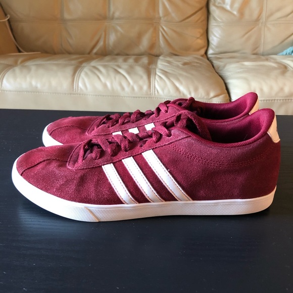 adidas Shoes - Adidas women burgundy suede Converse, pre-loved❤️